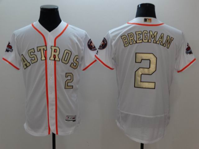 2017 world championship Houston Astros gold jerseys-005